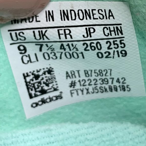 Adidas Pureboost Go Clear Mint Lace Up Low Top Running Shoes - Picture 7 of 8